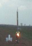 Hybrid Rocket Launch
